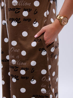 Халат "Рената" круги, трикотаж