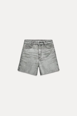 Z1975 HIGH-WAIST SHORTS WITH VENTS AT THE HEM - Zara фото 5