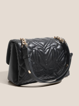 Женская сумка на плечо LOVE MOSCHINO QUILTED BAG Артикул 4623844, черный  фото 3