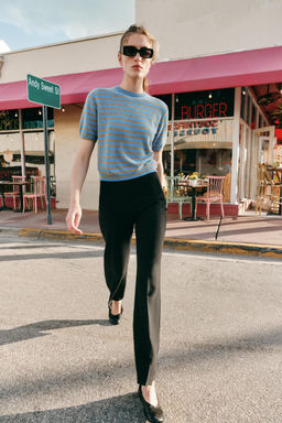 HIGH-WAIST TROUSERS