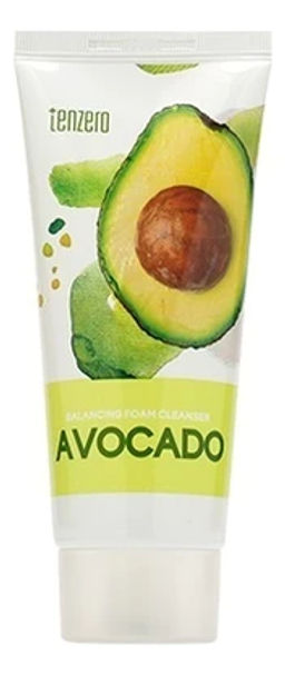 Пенка для умывания с экстрактом авокадо TENZERO Balancing Foam Cleanser Avocado , 100g