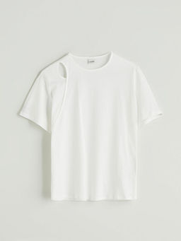 Bisiklet Yaka K?z ?ocuk Ti??rt