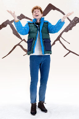 U. S. Polo Assn Мужские кобальтово-синие брюки из плотной ткани