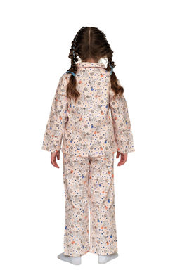 Пижама для девочки, модель 307, фланель (Слоники 5568-7) - Ивановотекстиль фото 2