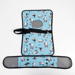 Сумка-переноска каркасная Играющие котики, размер S, 37,5 х 17 х 22 см, голубая - Пижон фото 7