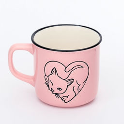 Кружка керамическая Котик, 210 мл