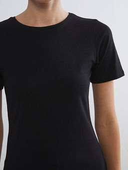 Bisiklet Yaka Kad?n Ti??rt