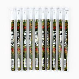 Цена за 10 шт. Ручка шариковая пластик шариковая, синяя паста, 0.5 мм Защитнику