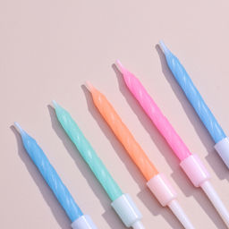 Цена за 10 шт. Свечи для торта Неон, 10 шт, МИКС, 5 см - Страна карнавалия фото 5