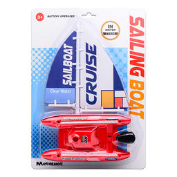 Лодка "Круиз №2" на батарейках, на листе