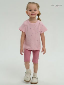 Костюм Актив лиловые сердечки-сухая роза - Sovalina фото 15