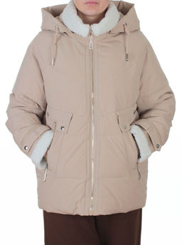 23211 BEIGE Куртка зимняя женская (150 гр. холлофайбер)