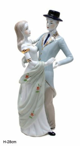 Статуэтка Танцующая пара 28 см / 0831 /уп 24/