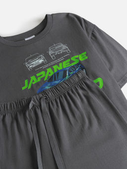 ACOOLA / Пижама детская для мальчиков Ad графитовый фото 4