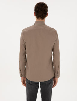 Vizon Regular Fit Uzun Kollu G_mlek - Pierre cardin фото 5