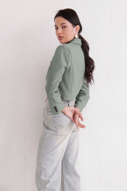 12175 Джинсы-трубы голубые - Martichelli фото 14