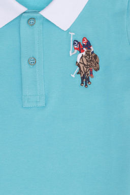 U. S. Polo Assn Мятная базовая футболка-поло для мальчиков - U.s. polo assn фото 3