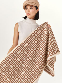 в составе ШЕРСТЬ  и КАШЕМИР Большой, мягкий, теплый  двусторонний палантин