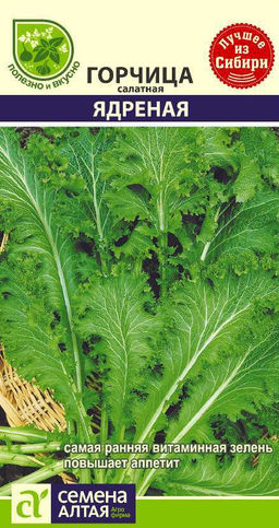Горчица салатная Ядреная 0,5г (Семена Алтая)