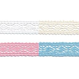 Gamma кружевная лента 12 - 13 мм HVK-15 в рулоне 22.8 м 0.5 СК/Распродажа