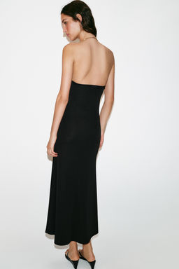 VESTIDO HALTER CHOKER / Negro - Zara фото 6