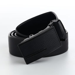 Ремень мужской, ширина 3.5 см, пряжка автомат, чёрный