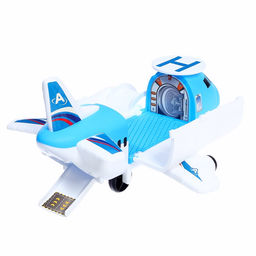 Парковка детская Аэропорт, подвижные элементы, самолёт, с аксессуарами - Автоград фото 14