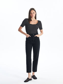 Джинсы Mom Fit женские