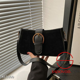 Сумка из мягкой эко-замши с кожаными вставками - Bruno фото 8