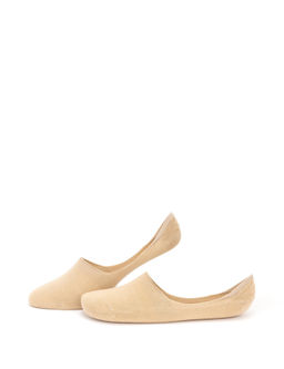 Бежевые носки-балерины