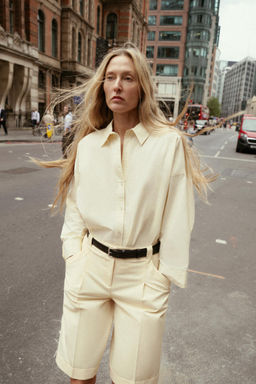 POPLIN SHIRT WITH BUTTONS