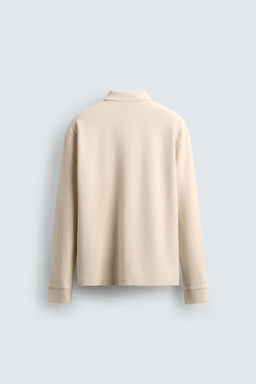 STRIPED TEXTURED POLO SHIRT - Zara фото 8