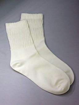 Носки р.35-40 Волны Белый - Krumpy фото 3