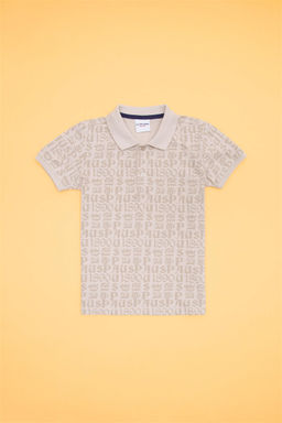 Футболка с воротником-поло Stone для мальчиков Неожиданная скидка в корзине