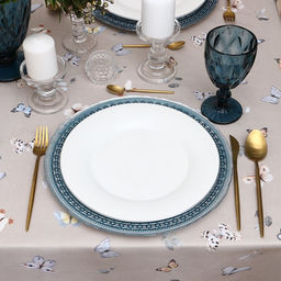 Скатерть Этель Butterflies 110?146 см, 100% хлопок, рогожка 186 г/м?