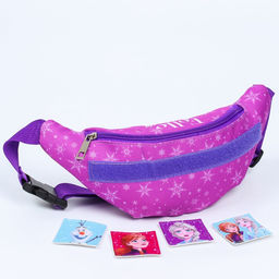 Сумка поясная детская для девочки, 25×6×13 см, Холодное сердце