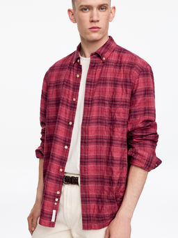 Camisa de franela de corte regular - H&m фото 8