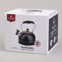 ЧАЙНИК AGNESS СО СВИСТКОМ 2,5 Л,НЖС ИНДУКЦИЯ  фото 2