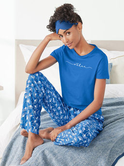 Женская пижама с маской для сна ESMARA  фото 10