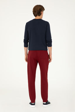 Мужские бордовые спортивные штаны - U.s. polo assn фото 4