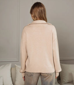 Джемпер #КТ888 (7), бежевый - Dommod фото 2