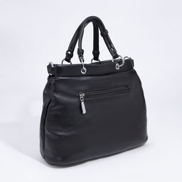 Сумка-тоут на молнии, цвет чёрный - Simaland фото 2