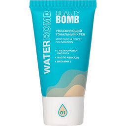 Beauty Bomb Увлажняющий тональный крем для лица Waterbomb тон 01, светло-бежевый, 25 мл