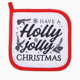 Цена за 2 шт. Прихватка Holly jolly, 17×17 см, 100% п/э, ватин 250 г/м²
