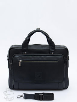 Портфель мужской кожаный 710XL black Fuzhiniao