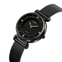 Часы наручные Skmei женские кварцевые 1330black-steel