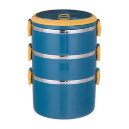 Ланч-бокс, 1.65 л, сохраняет тепло 2 ч, 3 уровня