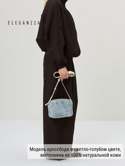 Сумка ELEGANZZA ZBBU-1980 l.blue jeans/white