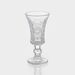 Рюмки Доляна «Ледяная звезда», 40 мл, 10.5×5 см, набор 6 шт., стекло, прозрачные