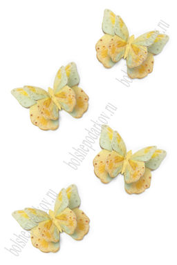 Лазерная вырубка из фетра "Бабочка" 4*3 см (10 шт) №9